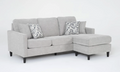 Stark Light Grey Fabric Sofa